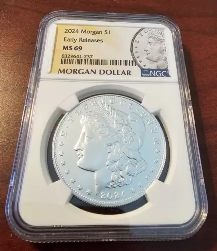 2024 - NGC MS69 Early Release - Morgan Silver Dollar - $1 Silver NGC Graded
