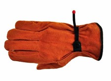 G F 6053 Split Cowhide Leather Gloves with Ball Tape, Straight Thumb, 3 Pair