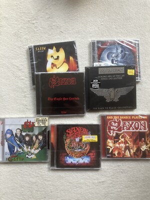 SAXON - SEALED SET NR. 3 - SET OF 8 SEALED CDs. please see description.