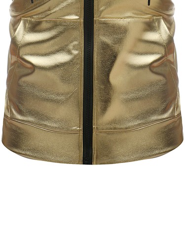 Summer Men's Fashion Dance Bright Hooded Drawstring Zipper Vest Cardigan Tops - Bild 11 von 17