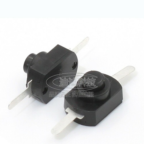 Interruptor de bloqueo automático mini botón táctil con cierre automático DC 30V 1A negro blanco - Imagen 5 de 14
