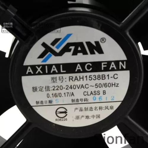 For AXIA AC FAN RAH1538B1-C 220-240V high temperature resistant fan UPS fan
