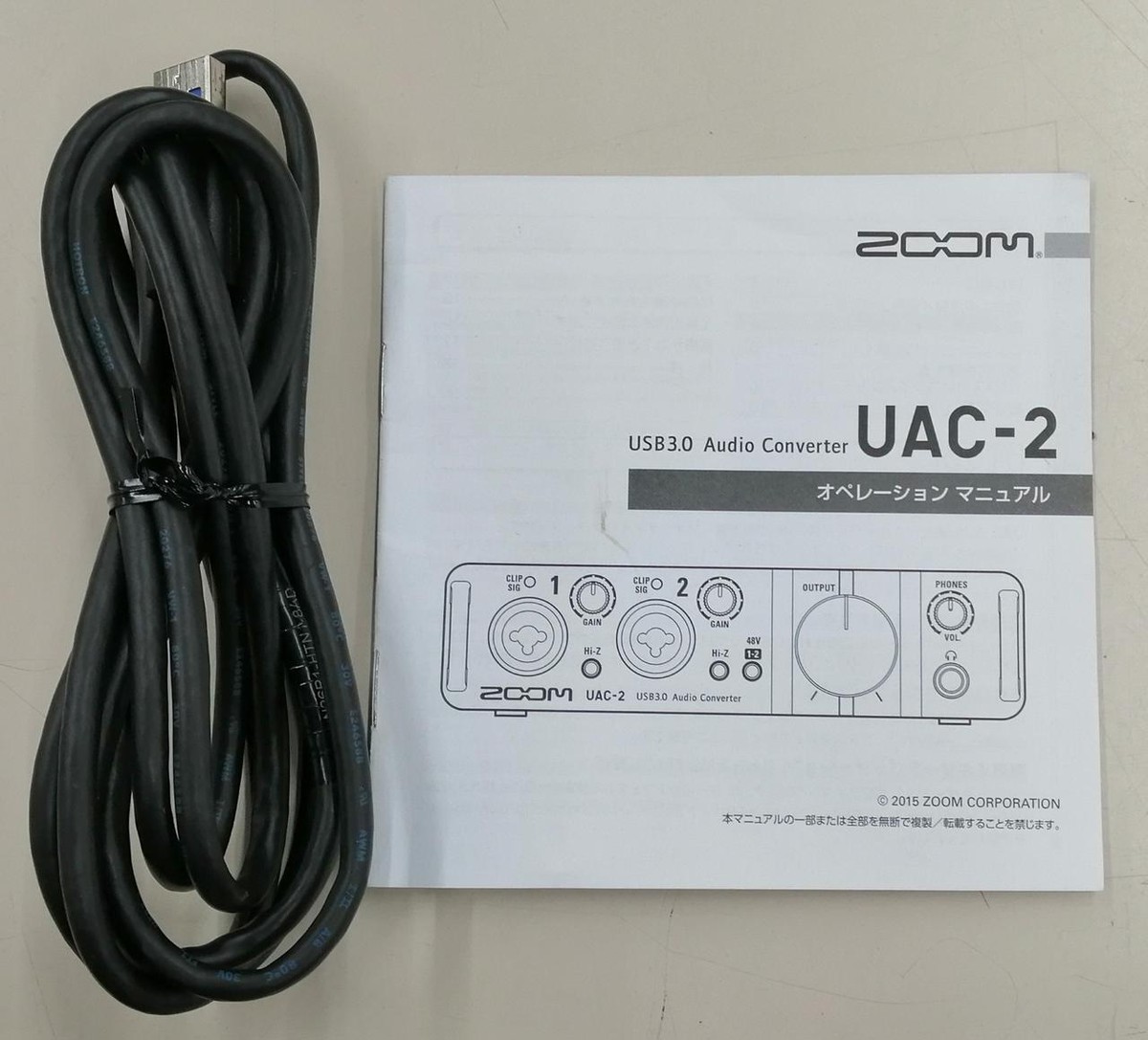 Zoom UAC-2 USB 3.0 Audio Interface - Excellent Working Condition