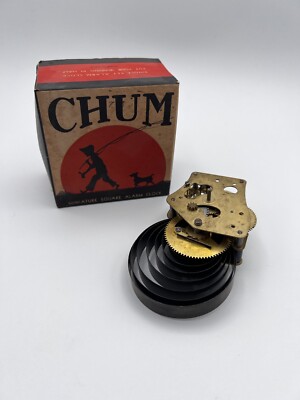 Antique Ingraham Chum Alarm Clock Movement NOS