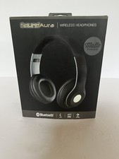 Soundaura Wireless Headphones With Bluetooth Matte Black On-ear Controls