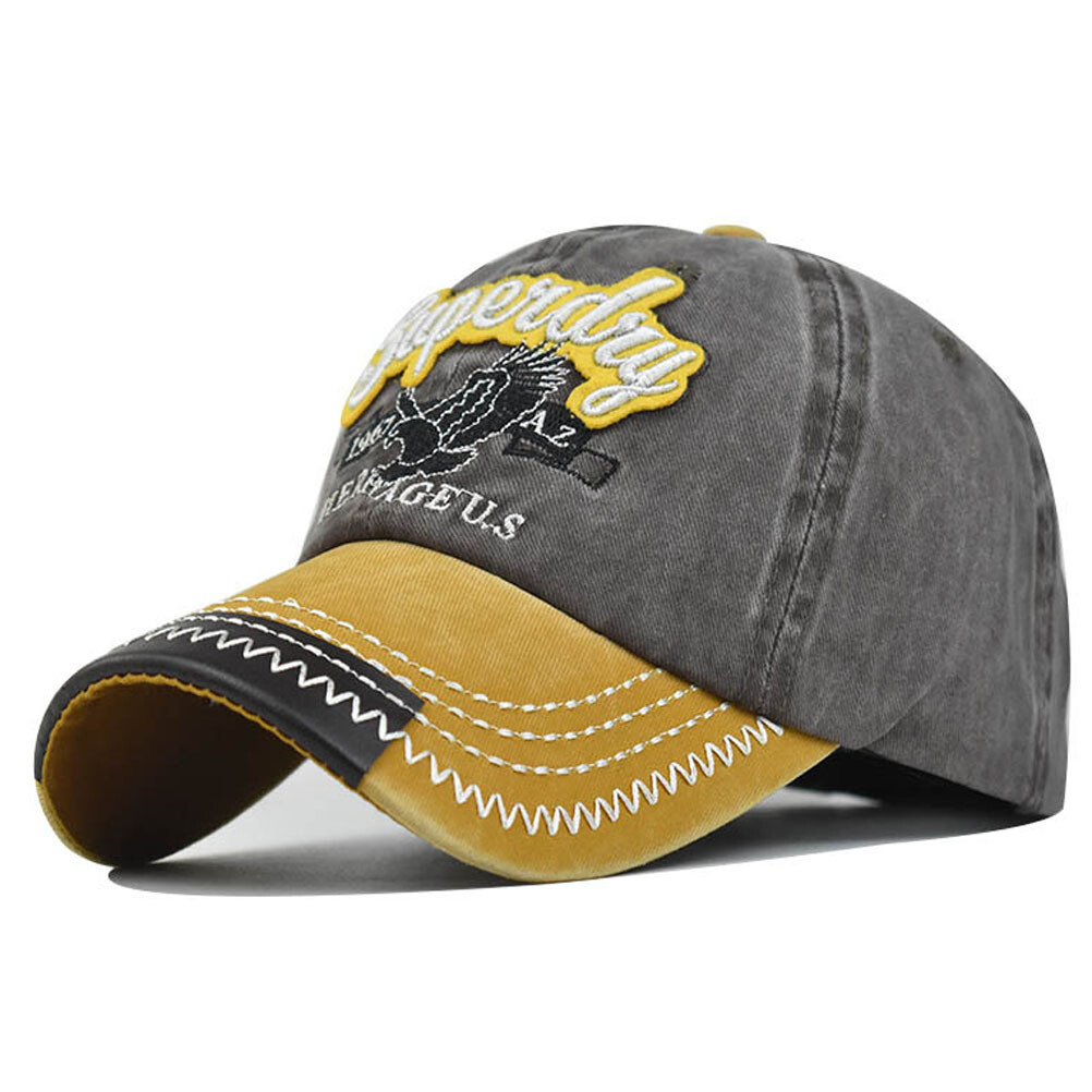 Unisex Cotton Baseball Cap With Eagle Embroidery - Adjustable, Classic Design For Men & Women - View #10