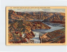 Postcard Arrow Rock Dam Boise River Idaho USA