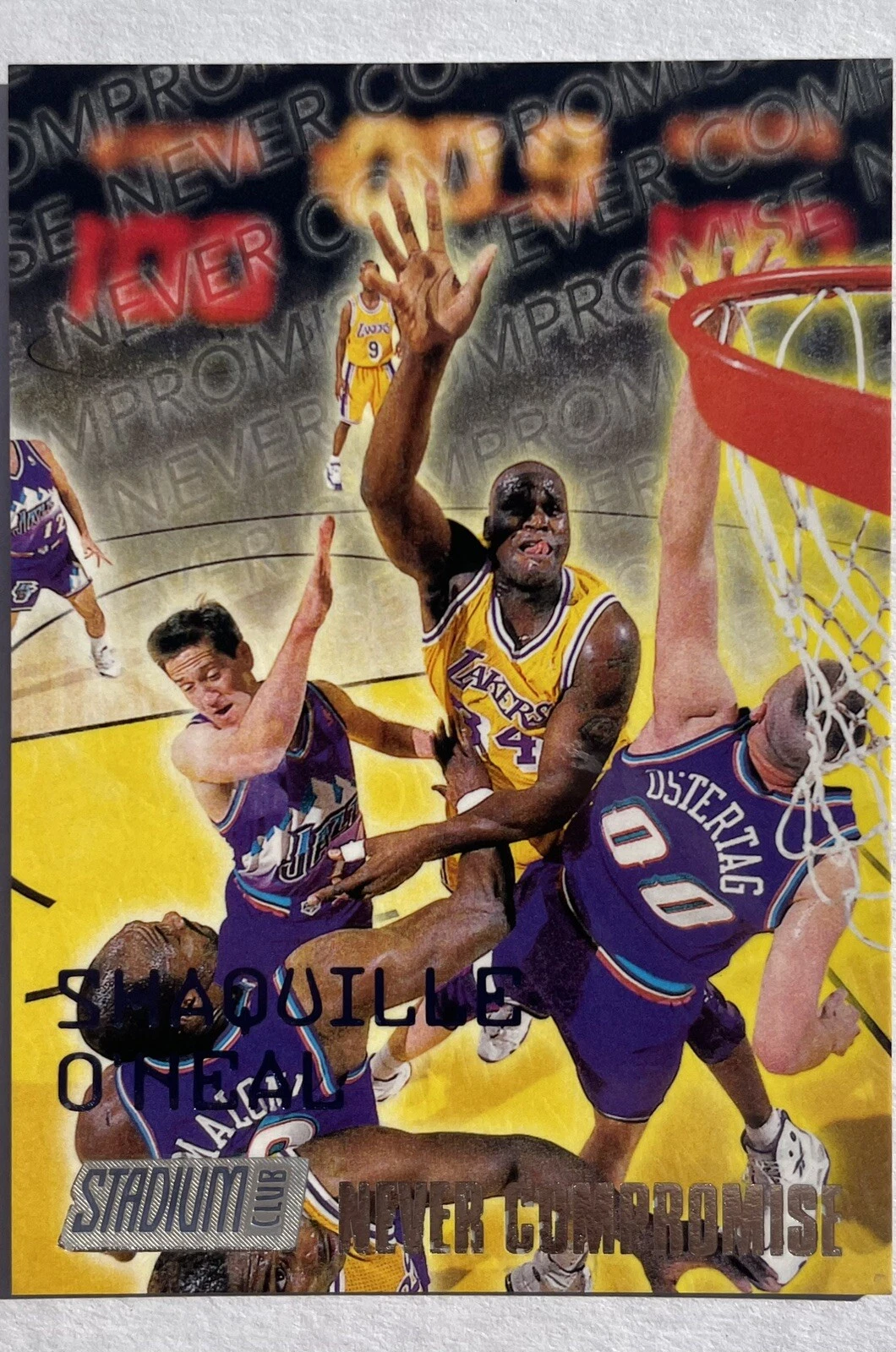 Shaquille Oneal trading card