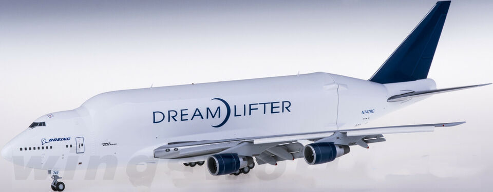 [値下げ]BOEING 747 DREAM LIFTER 1/400 DRAGON WINGS 1:400 BOEING 747-400LCF All White Dream Lifter
