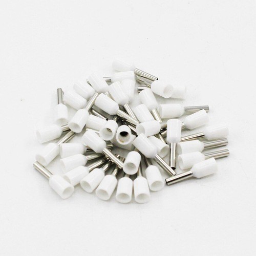 100pc E1008 Insulated Ferrules Terminal Block Wire Connector Electrical Crimp - Picture 9 of 14