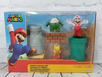 Super Mario World Of Nintendo Inch Playset Desert Diorama Set
