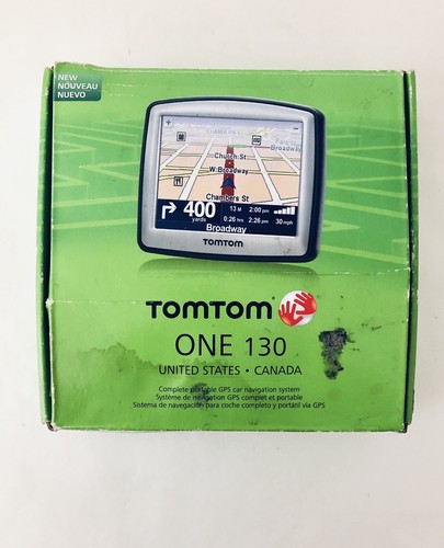 TomTom ONE 130S Portable Car GPS Set in Box Text-to-Speech US/Canada Map 130 - Picture 5 of 12