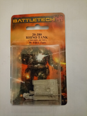 BattleTech Metal Miniatur - Rare Item - BT 20-380 Rhino Tank