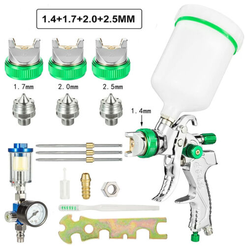 Spray Gun Gravity Spray Gun Portable Car Paint Spray Gun DIY Spray Paint Kit New