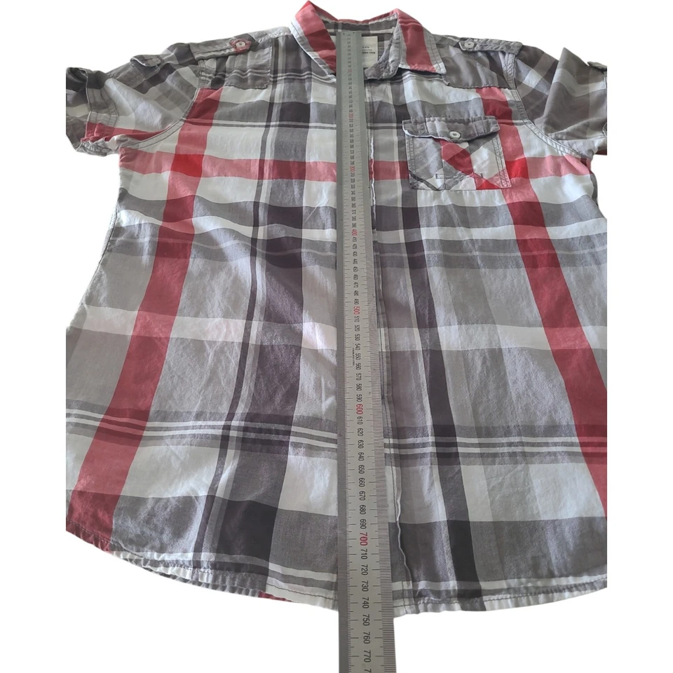 Guess Mens Size M Short Sleeve Cotton Button Up Shirt Retro Western Inspired - image 4 of 4