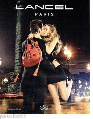 REKLAME WERBUNG 116 2010 le sac Lancel & Beatrice Rosen