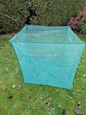 Fischgehege H&auml;lternetz 1-3m H1-1,5m #3mm, mit/ohne Deckel, Reuse K&auml;scher Zugnetz