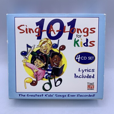 101 Sing-A-Longs for Kids Time Life Music 4 CD Box Set Greatest Kids Music Ever