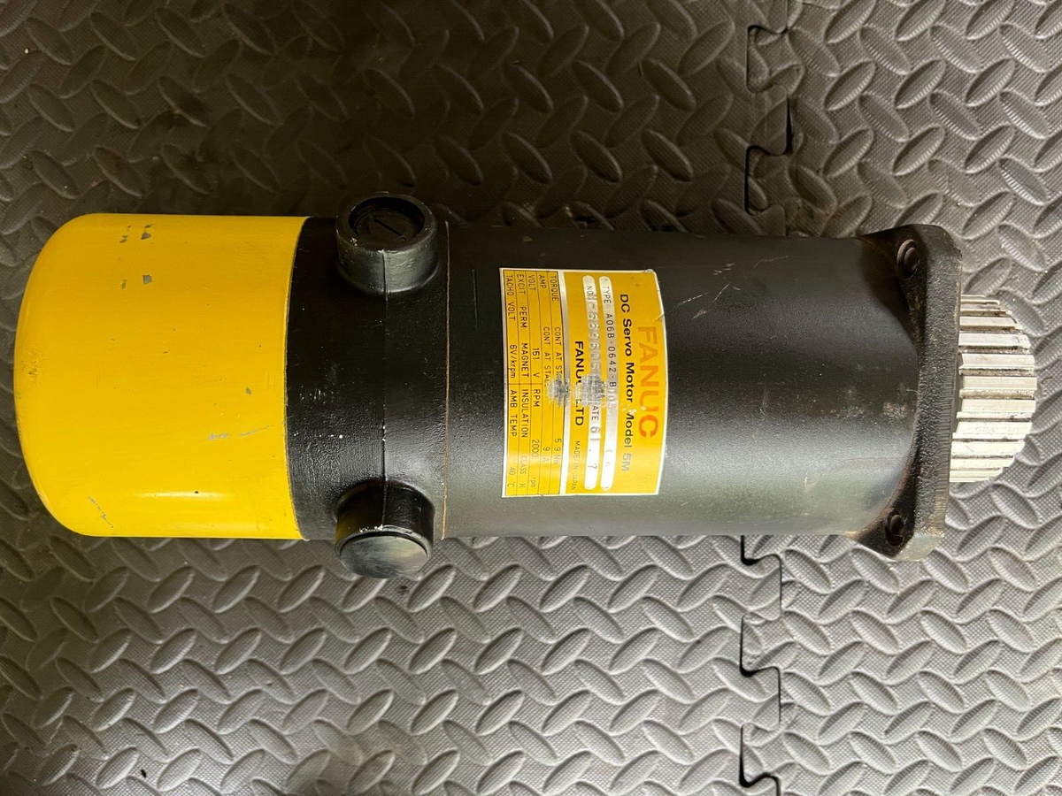 Fanuc DC Servo Magnet Motor 5M A06B-0642-B012 | eBay