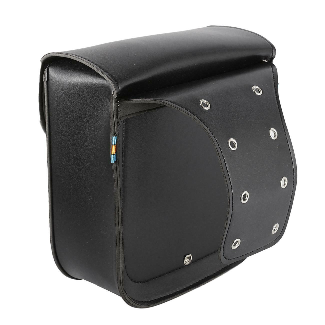 CJELPQ Motorcycle Black PU Fuel Cap Panel Cover Pad Bag For Intruder Volusia VL800