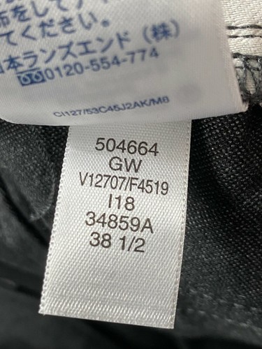 $70 New Lands' End Men's Stretch Chino Pants Gray 36x32 - Picture 11 of 12
