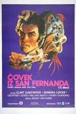 ANY WHICH WAY YOU CAN Original exYU movie poster 1980 CLINT EASTWOOD, S. LOCKE