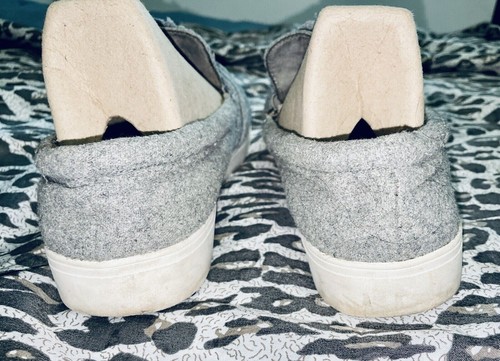 $45 MIA ZOE NORDSTROM WOMENS LOW TOP PULL ON GRAY FABRIC BOW FASHION SNEAKERS 10 - Picture 5 of 10