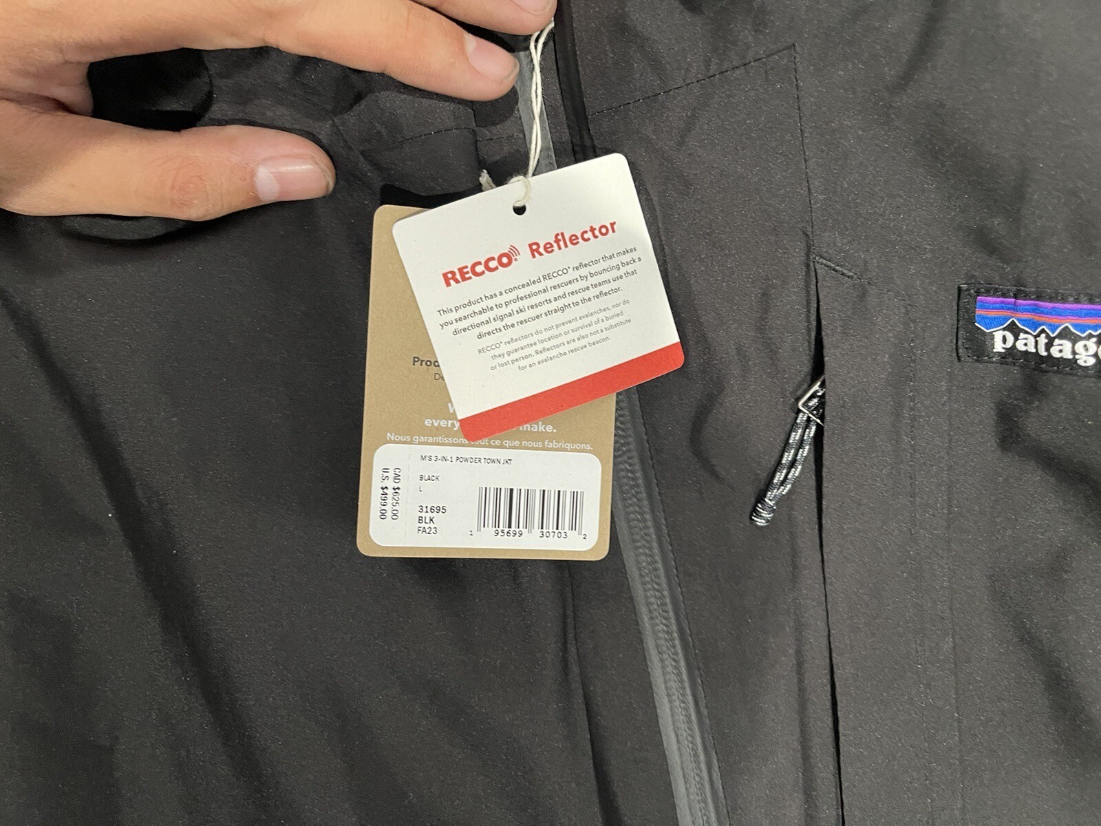 patagonia 3 in 1 Powder Town Jacket