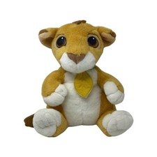 Vintage Mattel Disney Lion King TALKING Simba 12" Plush Stuffed Toy 1993