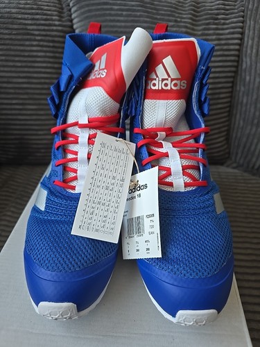 Adidas Speedex 18 Herren Boxen Gym Training Workout Kampf Stiefel Blau UK 7,5 - Bild 4 von 13