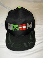 2021 Youth Minecraft Adjustable Baseball Hat Cap Boom Graphic