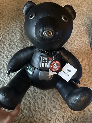 COACH スターウォーズ コラボ ダースベイダー ベア オブジェ COACH x STAR WARS Darth Vader Leather Bear NWT! | eBay