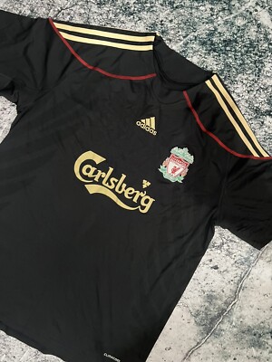 LIVERPOOL 2009 Men FOOTBALL SHIRT JERSEY Black | eBay