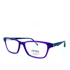 Jones New York J230 Purple Black Rectangle Womens Eyeglasses 48 14 135 mm