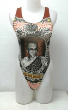 Multicolour Thong Spandex Leotard for Women size 8 Small