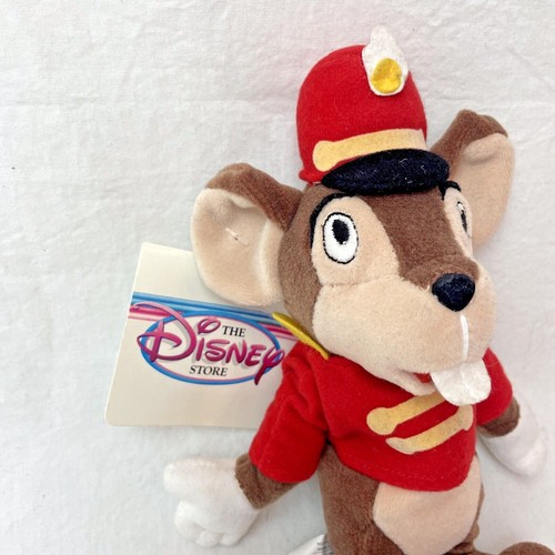 Disney Store Timothy Q Mouse Dumbo 8" Mini Bean Bag Plush New w Tags - Picture 3 of 6