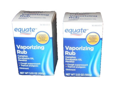 Equate Two 3.53 Oz Vaporizing Rub