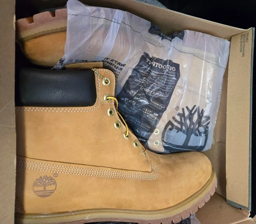 Size 12 - Men's Timberland 6 Inch Premium Waterproof Boot - Wheat - TB010061