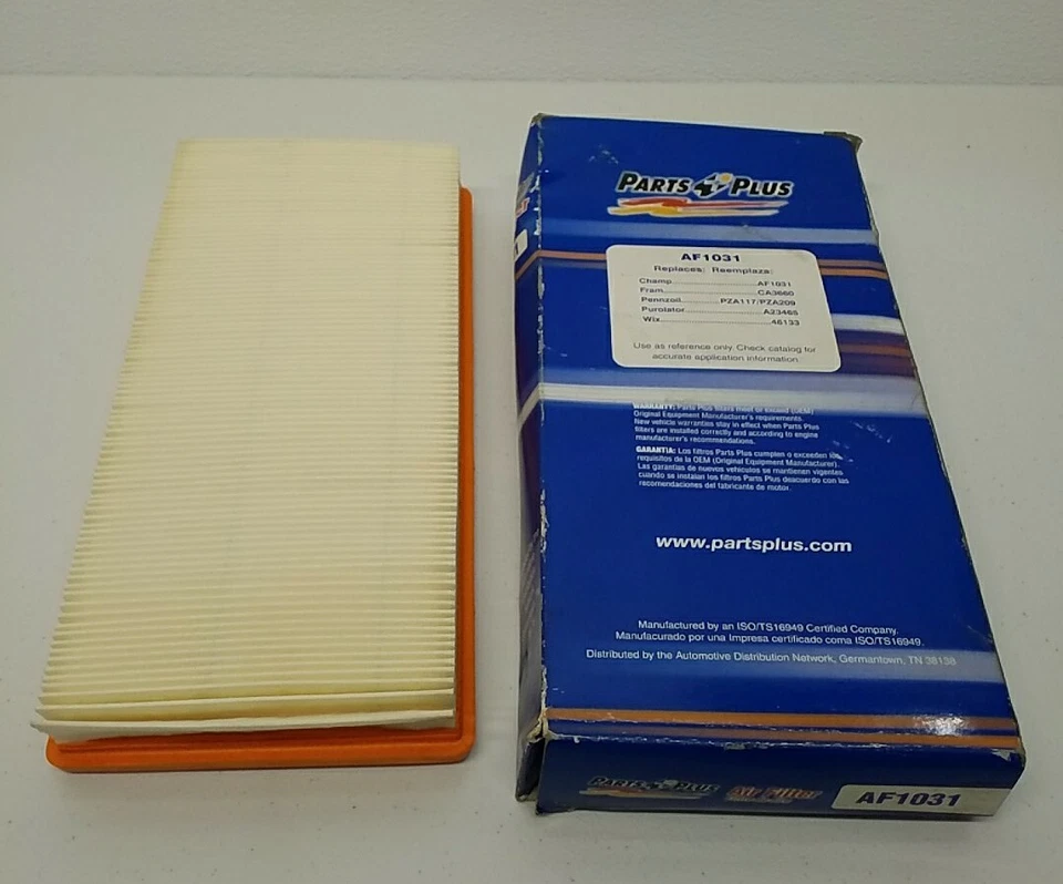 Filtro de aire automotriz AF1031 Parts Plus más filtro de aire Foto 3 de 3