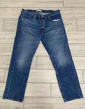 SIGNATURE BY LEVI STRAUSS & Co. Gold Label 38 X 32 Blue Denim Relaxed Jeans