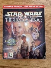 Star Wars Episode 1 The Phantom Menace Prima Official Strategy Guide Lucas Arts 