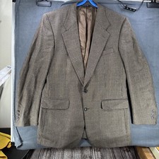 Men s Burberry 2 Button Blazer Sports Coat Brown Vintage Made in USA