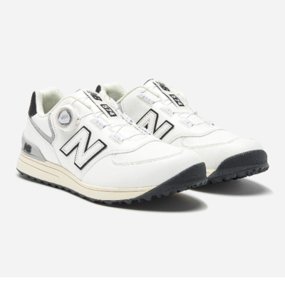 ​【New Balance Golf】574 BOA ダイヤル式 27.5 New Balance 574 Golf Boa Shoes Beige Limited Quantity UGBS574H