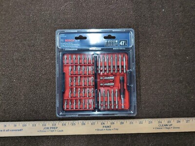 Bosch Philips Driver 47-Piece Hex Shank Screwdriver Bit Set With Case T4047 New 