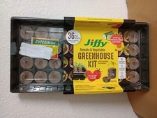Jeff Invernadero de Inicio de Semillas Grandes 36 Pellets de Turba Biodegradables con SUPER Prosperidad