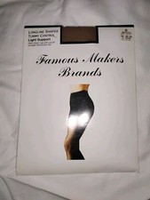 VTG Famous Makers Brands Pantyhose Tummy Control Longline Shaper Silky Item 88