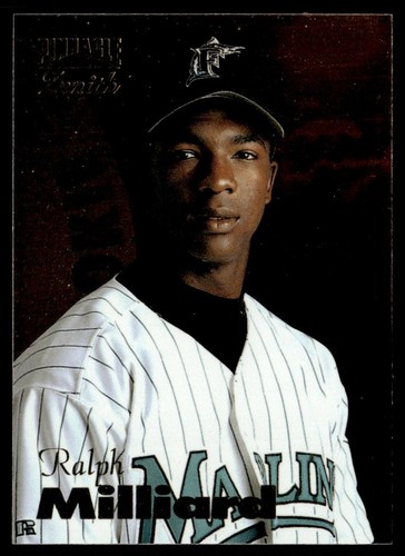 1996 Pinnacle Zenith Rookie Ralph Milliard Rookie Florida Marlins #110