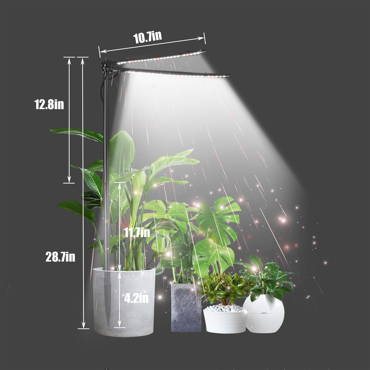 Full Spectrum LED Grow Lights Sun Light Dimmable Growing Lamp for Indoor Plants