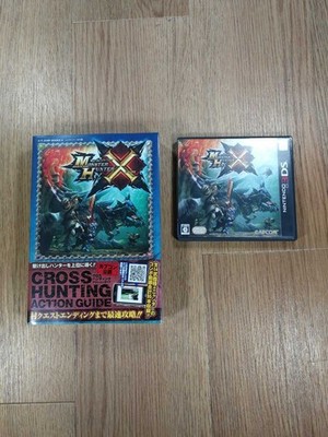 Monster Hunter Cross 3DS Strategy Book Set Nintendo 3DS Free Shipping