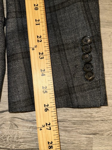 TOM FORD -FIT Y Gray and Blue Silk Wool Linen Blend 2 pc suit 50R IT, 40 US - Picture 8 of 23